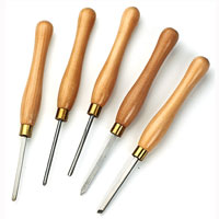 Steelex® 5 PIECE TURNING CHISEL SET